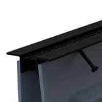 重型ADA和防脚跟黑色涂层钢槽排水框架